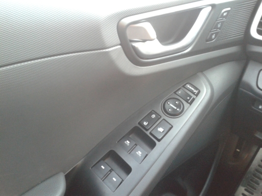Dveře řidiče v elektromobilu Hyundai Ioniq Electric