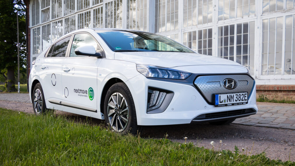 nextmove elektrický automobil Hyundai Ioniq v Lipsku
